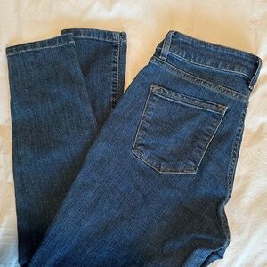 LLBean high-rise skinny leg jeans size 4P